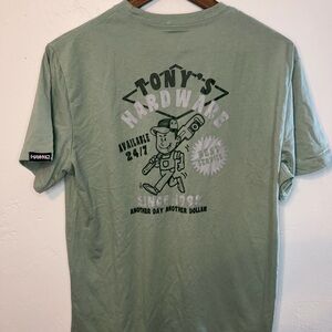 Tony Hawk Sage Short Sleeve Graphic Tee - Green Print size medium
